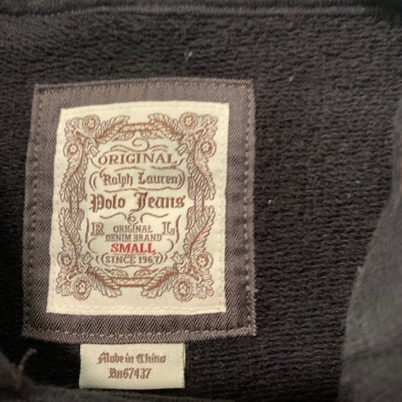 Ralph Lauren Polo Jeans Black Military Jacket - Picture 7 of 7